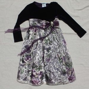 Velvet Purple Formal Dress